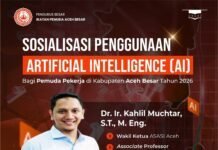 Besok!! Gandeng Akademisi USK, PB-IPAR Akan Gelar Sosialisasi AI : 140 Peserta Telah Mendaftar