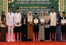 Ustaz Azhar Kiran, Sosok Guru Nasional di Balik Sukses Enam Remaja Binaan Borong Juara Pidato Bahasa Asing Se-Kabupaten di Pidie Jaya Tahun 2026