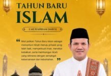 Wagub Aceh Fadhlullah Ucapkan Selamat Tahun Baru Islam 1448 H, Ajak Masyarakat Perkuat Persatuan