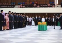Rektor USK Lantik 12 Dekan dan Direktur Sekolah Pascasarjana