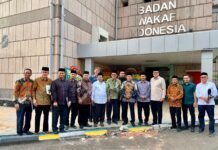 Wagub Aceh Bersama Ulama Temui BWI Pusat, Kawal Status Wakaf Blang padang