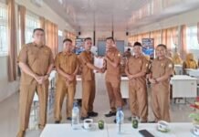 Kasi Cabdisdik Kabupaten Aceh Timur Antar Tugas Kepala SMKN 1 Julok