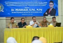Sosialisasi P4GN di Ulee Kareng, Wakil Ketua DPRK Banda Aceh Dorong Penguatan Implementasi Qanun Antinarkoba