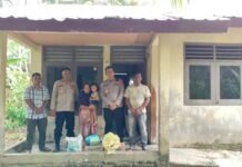Kapolres Aceh Selatan Janji Rehab Rumah Janda Eks Kombatan GAM hingga Bantu Modal UMKM