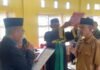 Camat Peukan Bada Lantik Pj Keuchik Gampong Pulo Bunta