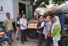Mukim Lamlhom Terima 3,7 Ton Ikan Segar Beku dari DKP Aceh