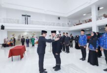 Rektor UTU Meulaboh Lantik Prof Iskandar Abdul Samad Jabat Kepala LPMPP