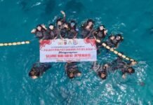 Peringati Hari Jadi ke-78, Polwan di Aceh Promosikan Wisata Bahari Sabang Lewat Diving