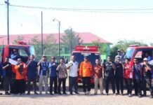 Siaga Bencana, Ratusan Santri DQA Aceh Ikuti Simulasi Gempa dan Kebakaran Bersama BNBP Aceh Besar