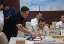 Wagub Aceh dan Bupati Gayo Lues Desak Kementerian PU Percepat Bangun Jalan-Jembatan Pascabencana