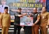 Pemprov Aceh Salurkan Bufferstock Bencana Rp5,38 Miliar, Tiga Kabupaten Terima Bantuan