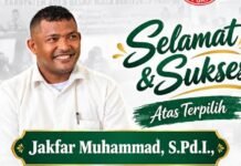 Koferensi PC PGRI Indrapuri Sukses, Muhammad Jakfar Terpilih sebagai Ketua
