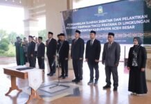 Bupati Aceh Besar Lantik 8 Pejabat Pimpinan Tinggi Pratama, Ini Namanya