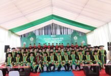 54 Mahasiswa STIS Al-Aziziyah Sabang Mengikuti Wisuda, Dirangkai Peresmian Dayah Raudhatul Muna Al-Aziziyah