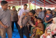 Kids Corner Bhayangkari Peduli Hibur Anak-anak di Aceh Tamiang