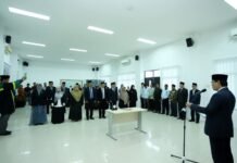 Lantik Kaprodi FTK UIN Ar-Raniry, Rektor: Jangan Persulit Mahasiswa