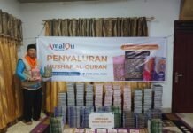 Gerakan Sebar Cahaya Qur’an: Bantuan Ratusan Al-Qur’an dari Yayasan AmalQu Tiba di Pidie Jaya