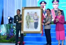 Panglima TNI Hadiri Acara Pisah Sambut Kapolri